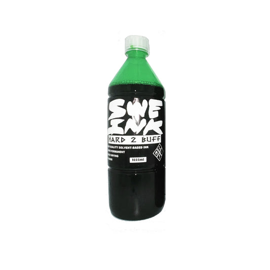Sweink hard 2 buff 1000ml graffiti ink refill * Jungle Green