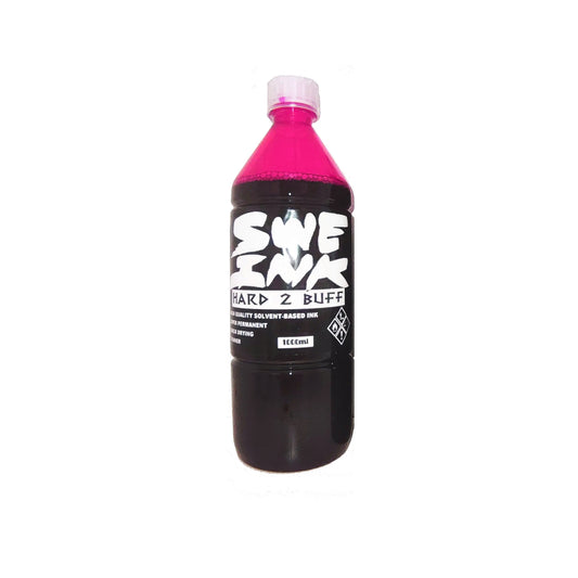 Sweink hard 2 buff 1000ml graffiti ink refill * Pink