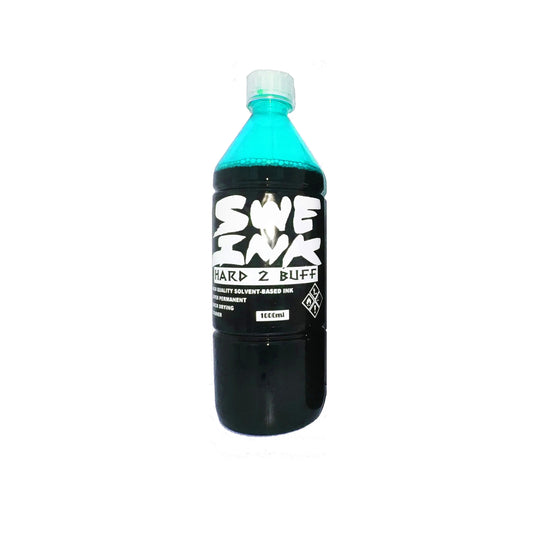 Sweink hard 2 buff 1000ml graffiti ink refill * Turquoise